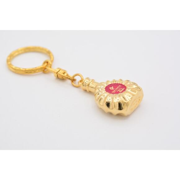 REMY MARTIN XO Keychain Special Cognac Mini Bottle Gold Key Holder Heavy BinA16 - Picture 6 of 12